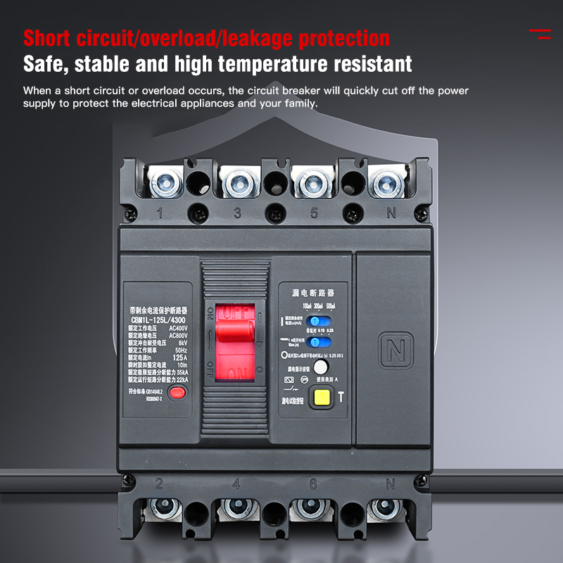 Molded Case Leakage Circuit Breaker