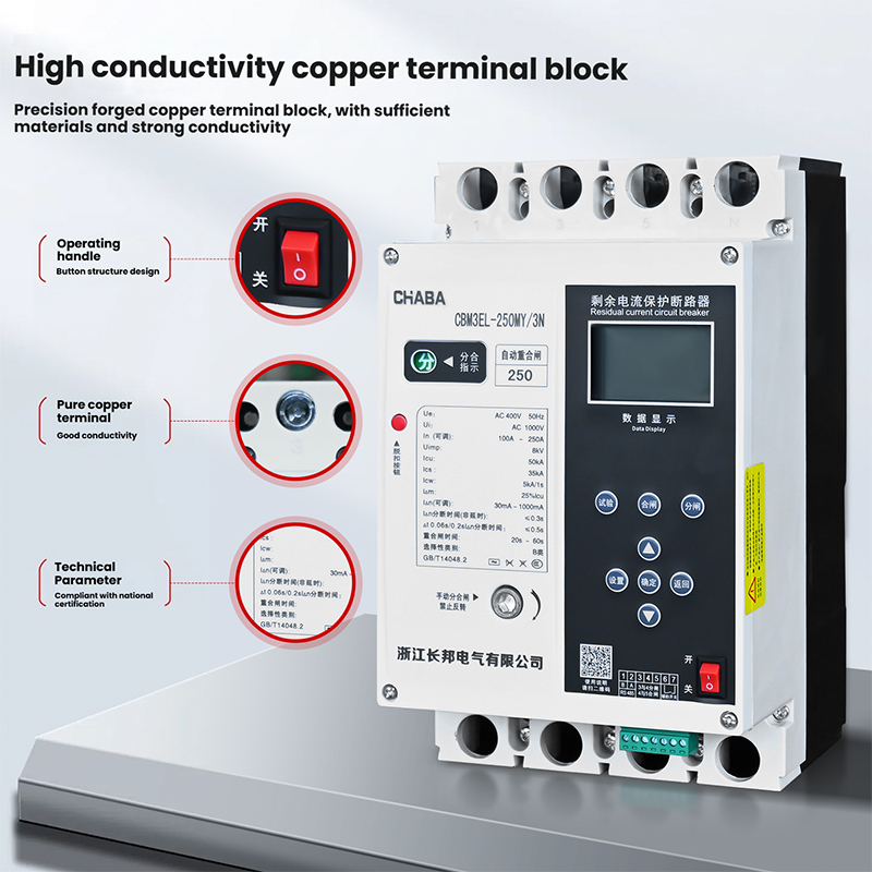 How does the IoT smart circuit breaker ensure equipment safety through precise overload and short-circuit monitoring?